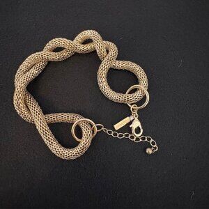 Daisy Fuentes Gold Mesh Rope Bracelet